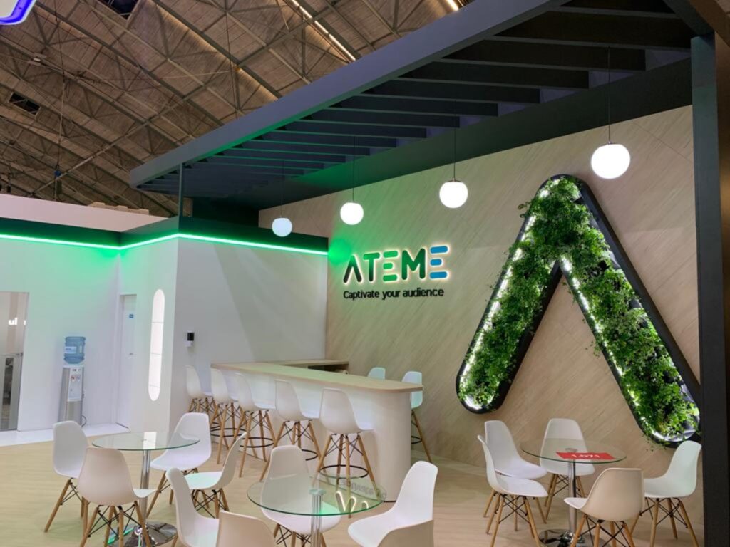 Custom trade show booth build — EC Exhibits Las Vegas