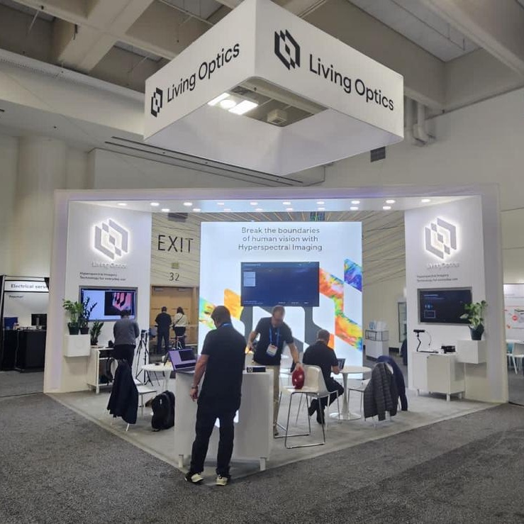 Living Optics booth, SPIE 2024 San Francisco — EC Exhibits