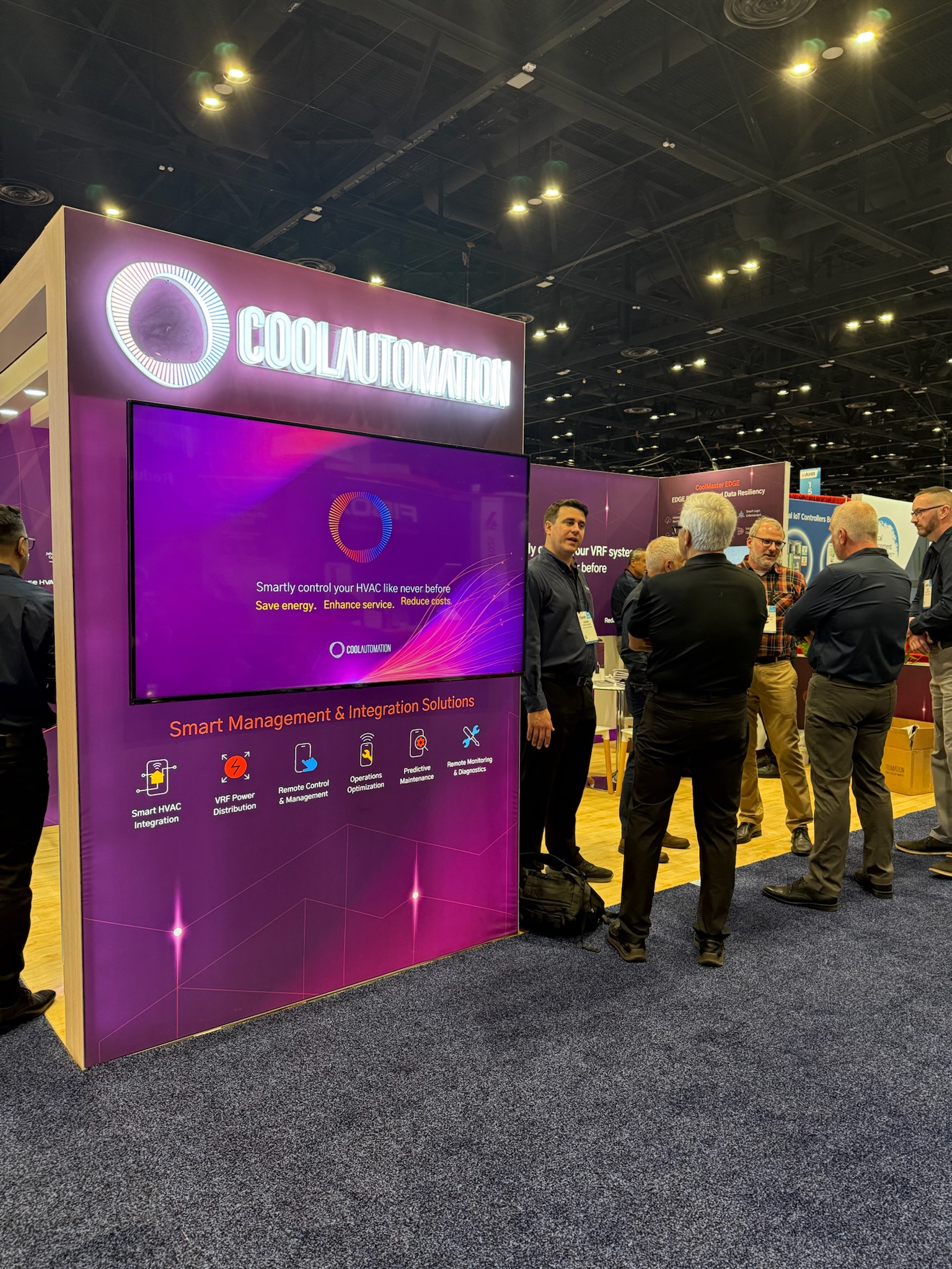 CoolAutomation booth at AHR Expo 2025, Orlando — EC Exhibits