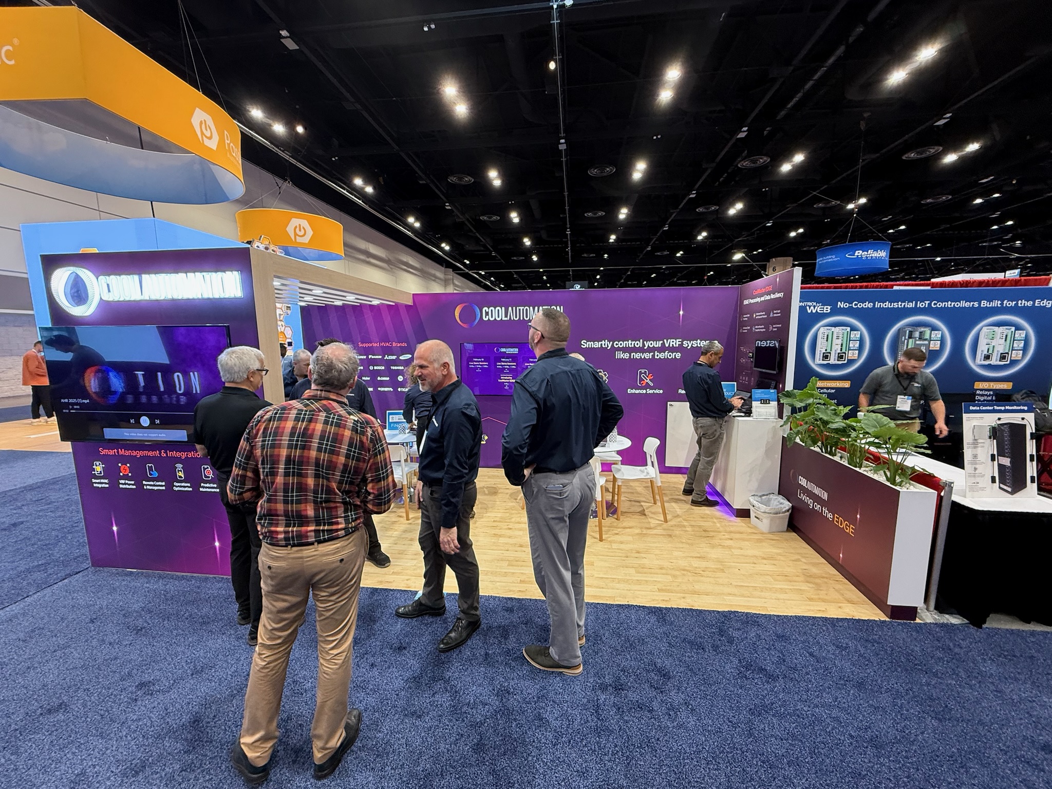 CoolAutomation booth at AHR Expo 2025, Orlando — EC Exhibits