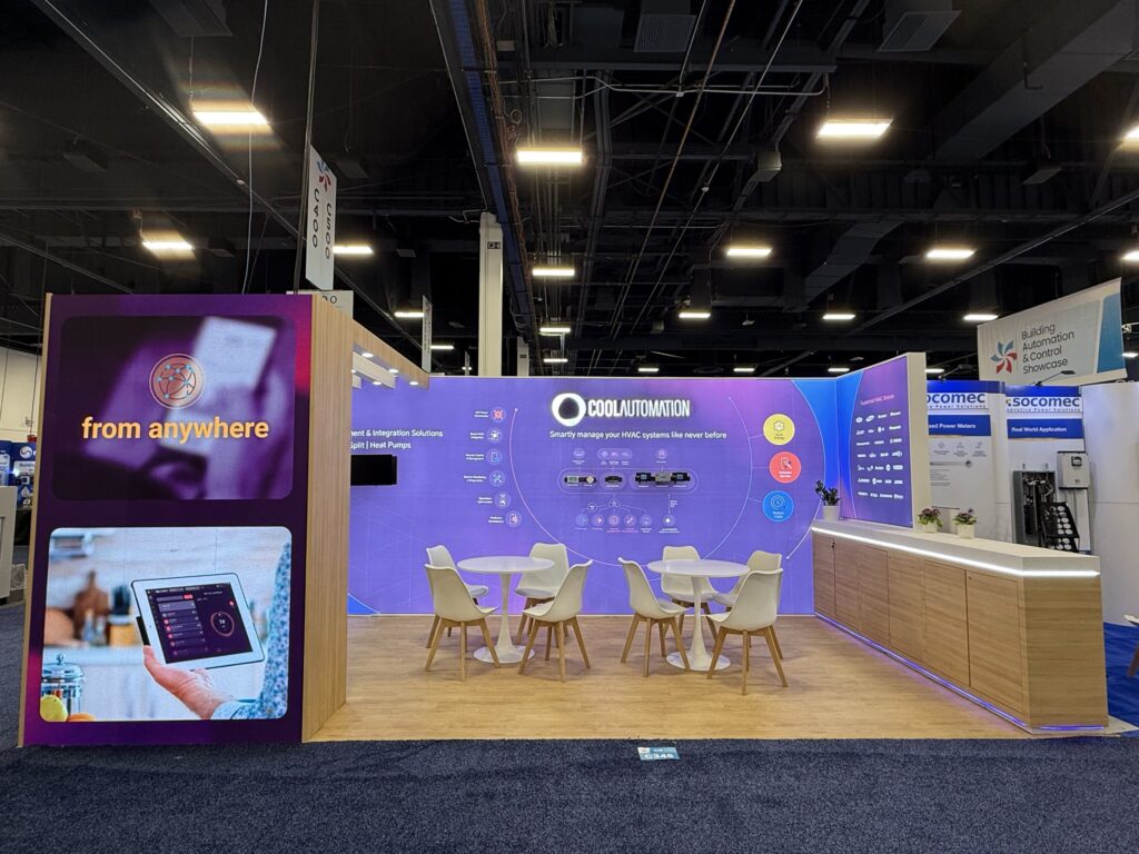 CoolAutomation booth at AHR Expo 2026, Las Vegas — EC Exhibits