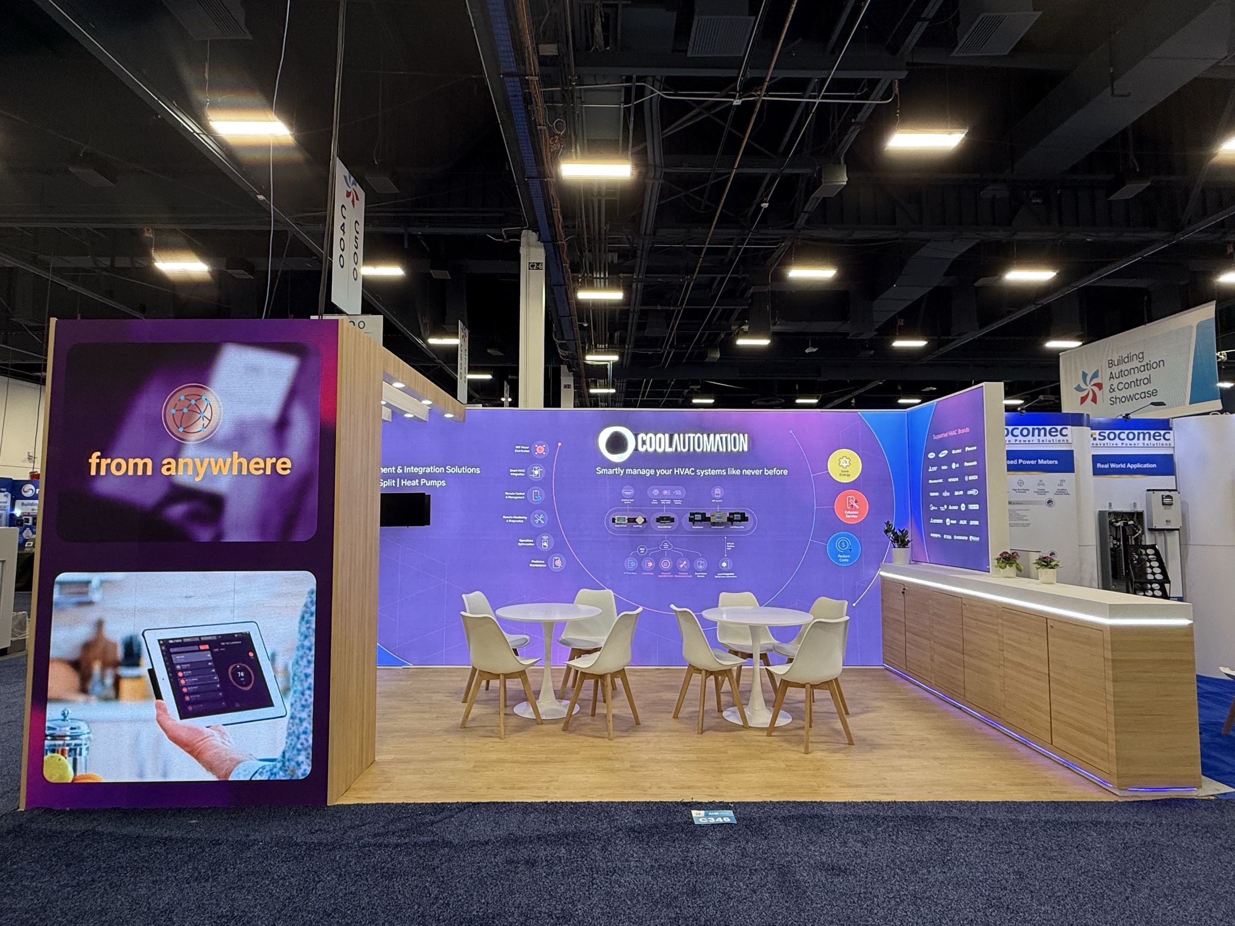 CoolAutomation booth at AHR Expo 2026, Las Vegas — EC Exhibits