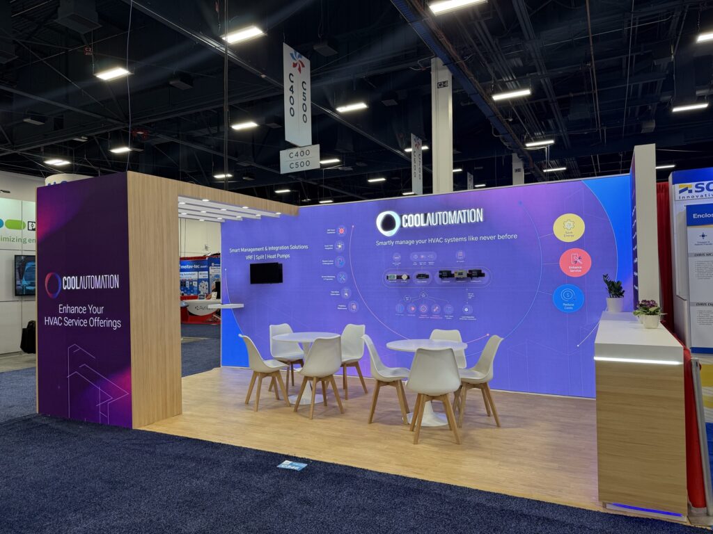 CoolAutomation booth at AHR Expo 2026, Las Vegas — EC Exhibits