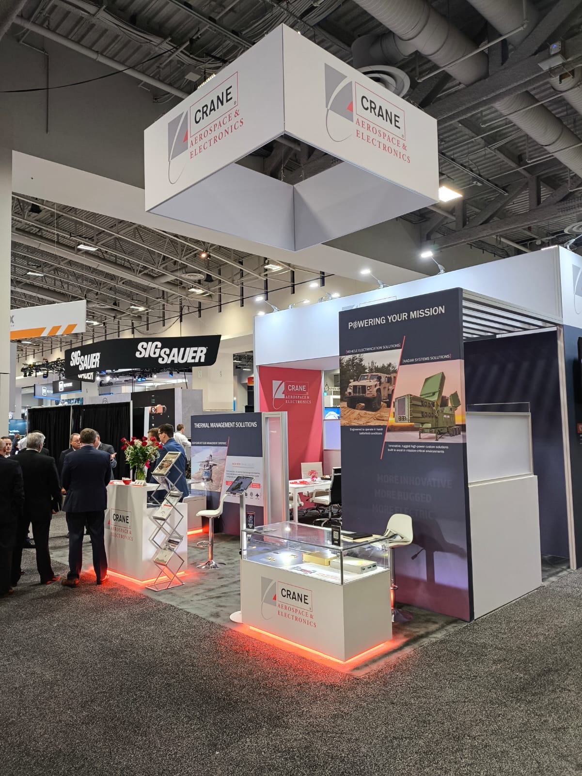 Crane Aerospace & Electronics booth at AUSA 2024, Washington DC — EC Exhibits