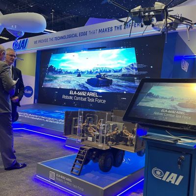 IAI booth at AUSA 2025, Washington DC — EC Exhibits