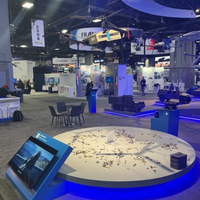 Custom trade show booth at AUSA 2025, Washington DC — EC Exhibits