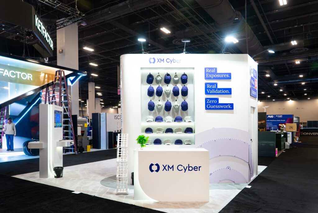 XM Cyber booth at BlackHat 2026, Las Vegas — EC Exhibits