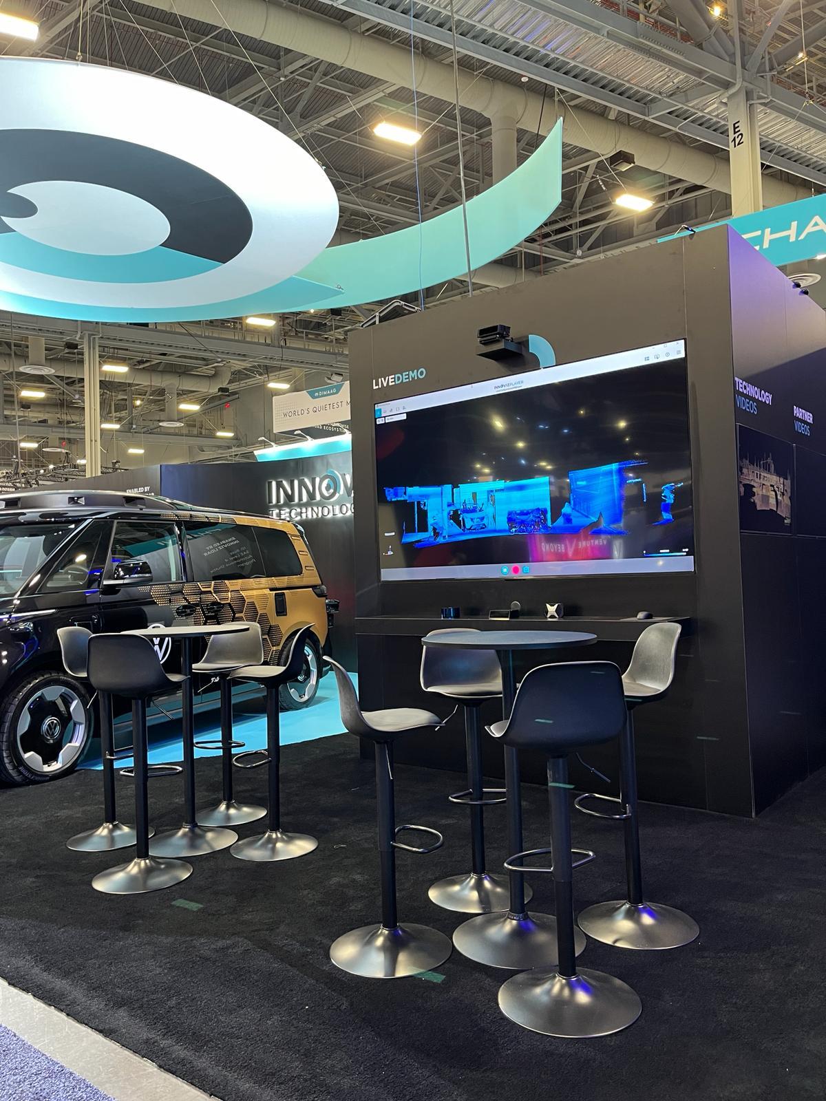 Innoviz Technologies booth at CES 2024, Las Vegas — EC Exhibits