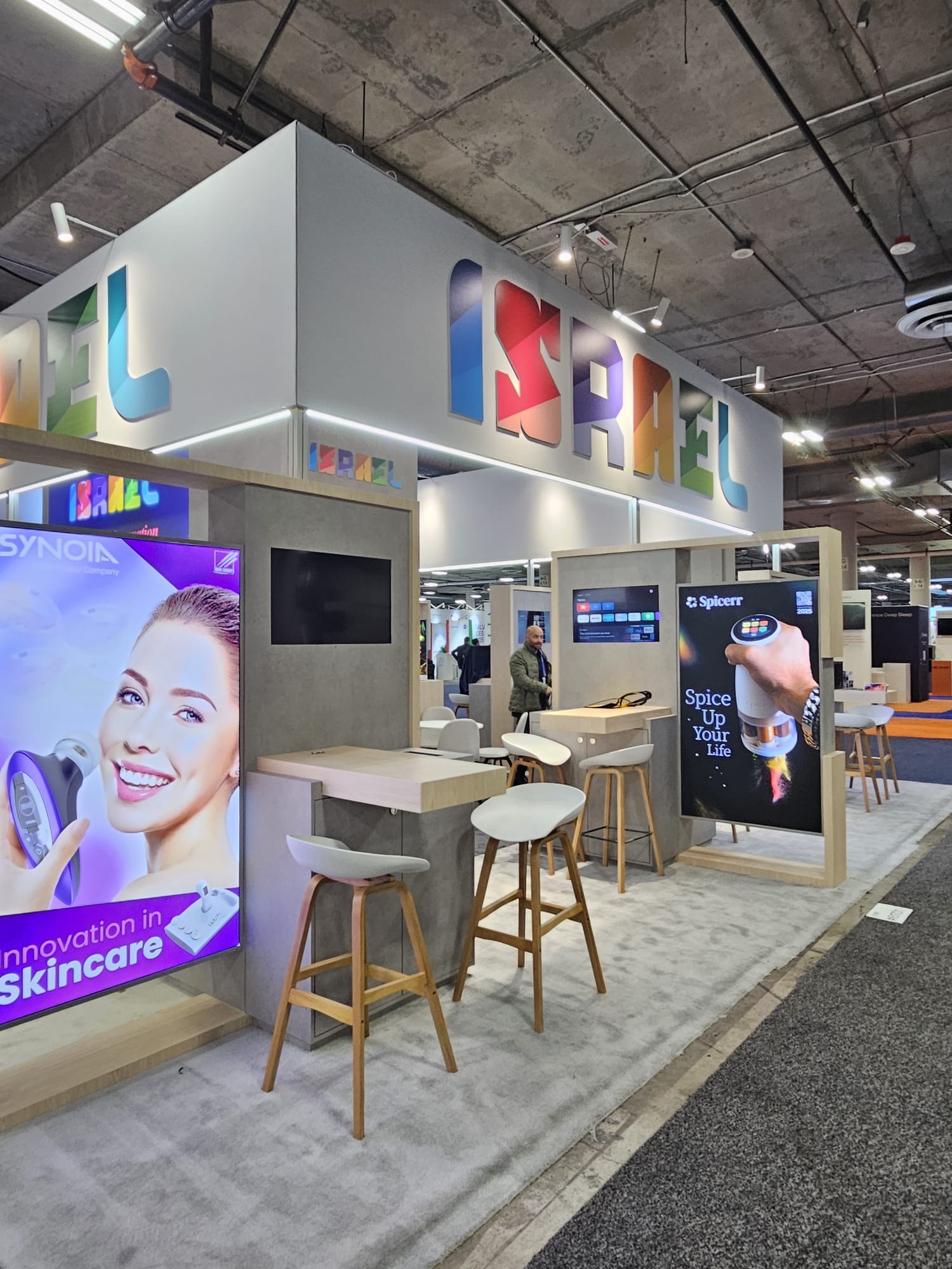 Israel pavilion booth at CES 2025, Las Vegas — EC Exhibits