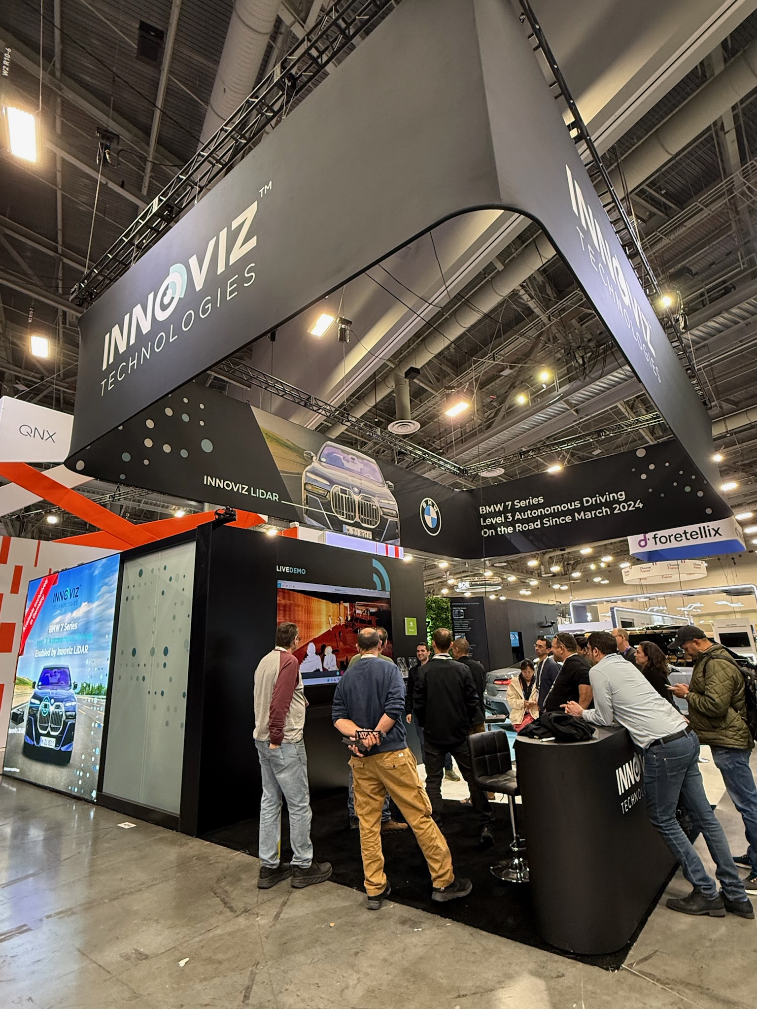 Innoviz Technologies booth at CES 2025, Las Vegas — EC Exhibits