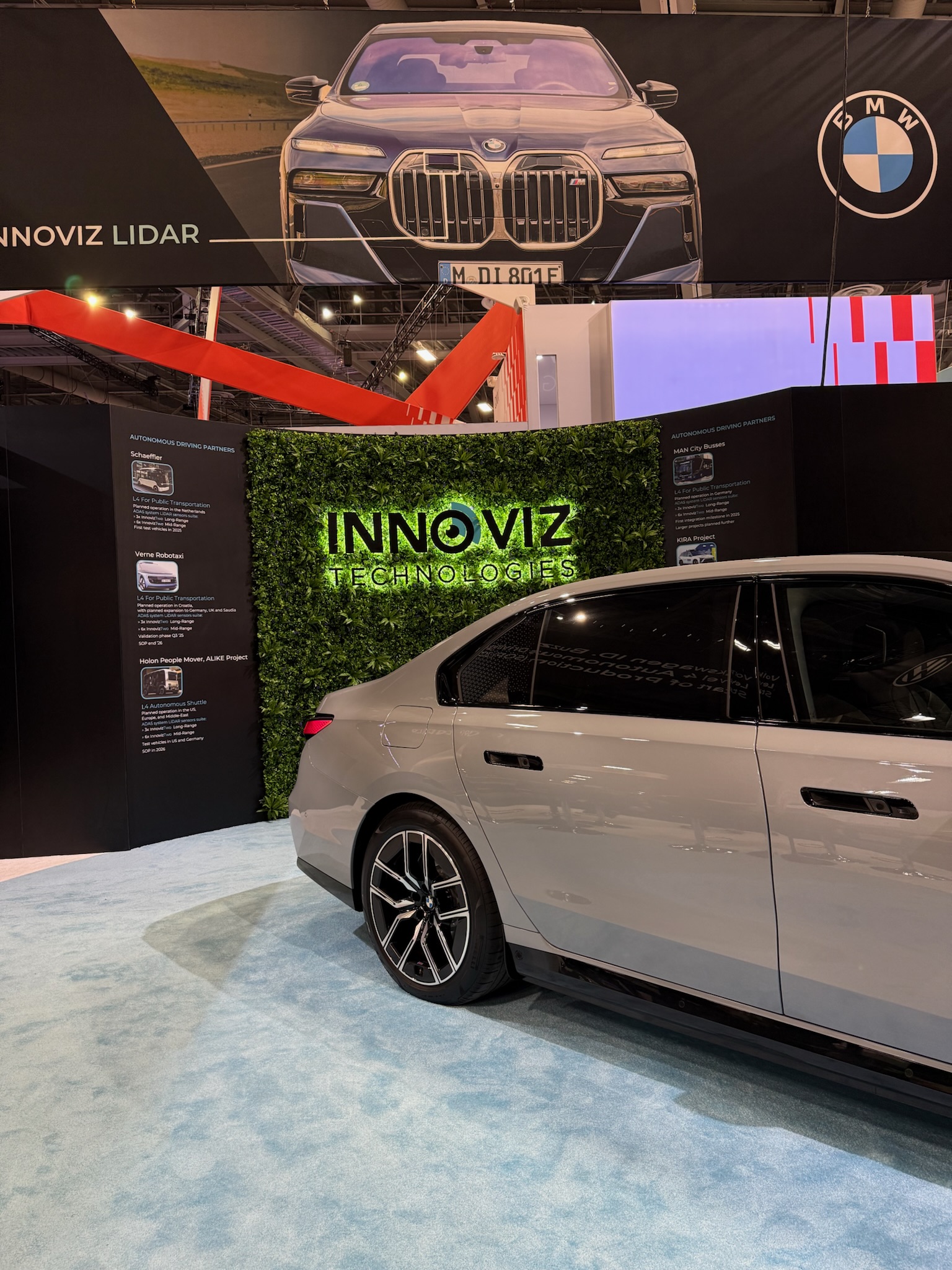 Innoviz Technologies booth at CES 2025, Las Vegas — EC Exhibits