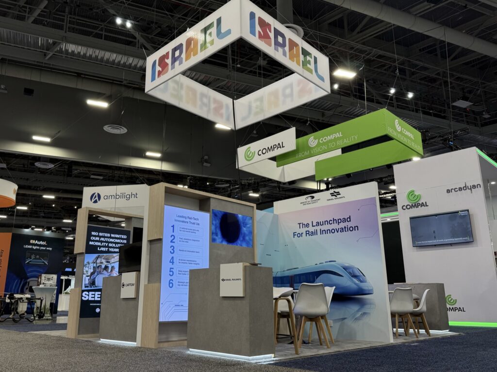 Israel pavilion booth at CES 2026, Las Vegas — EC Exhibits