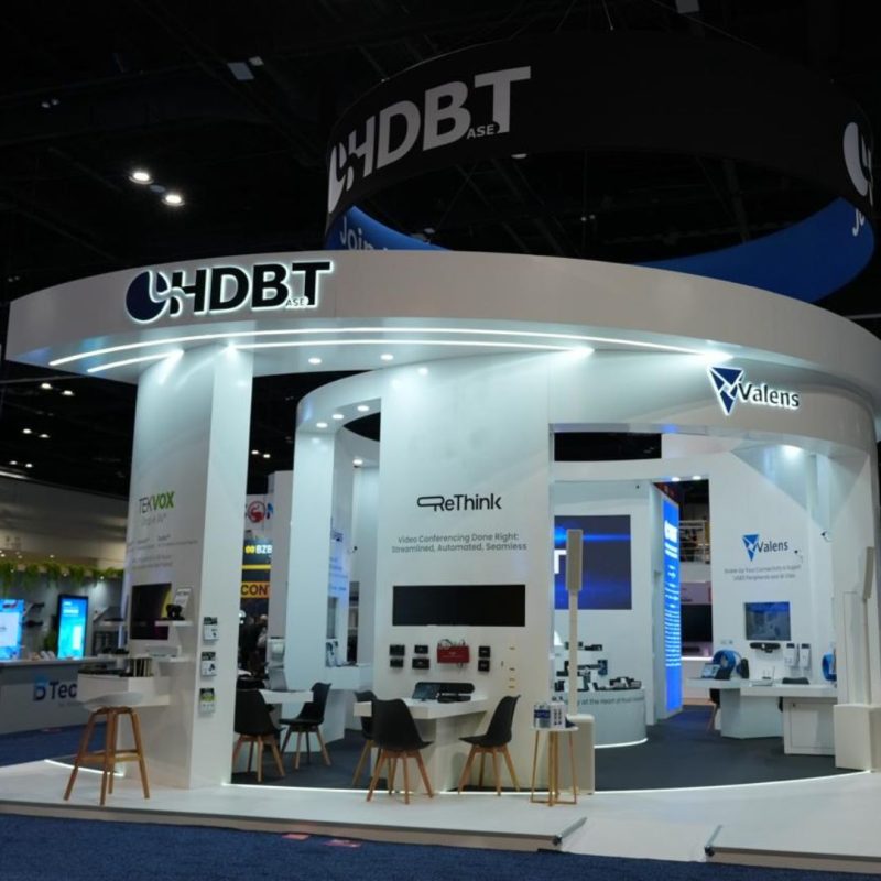 Valens booth at InfoComm 2025, Orlando — EC Exhibits