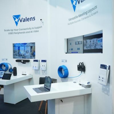 Valens booth at InfoComm 2025, Orlando — EC Exhibits