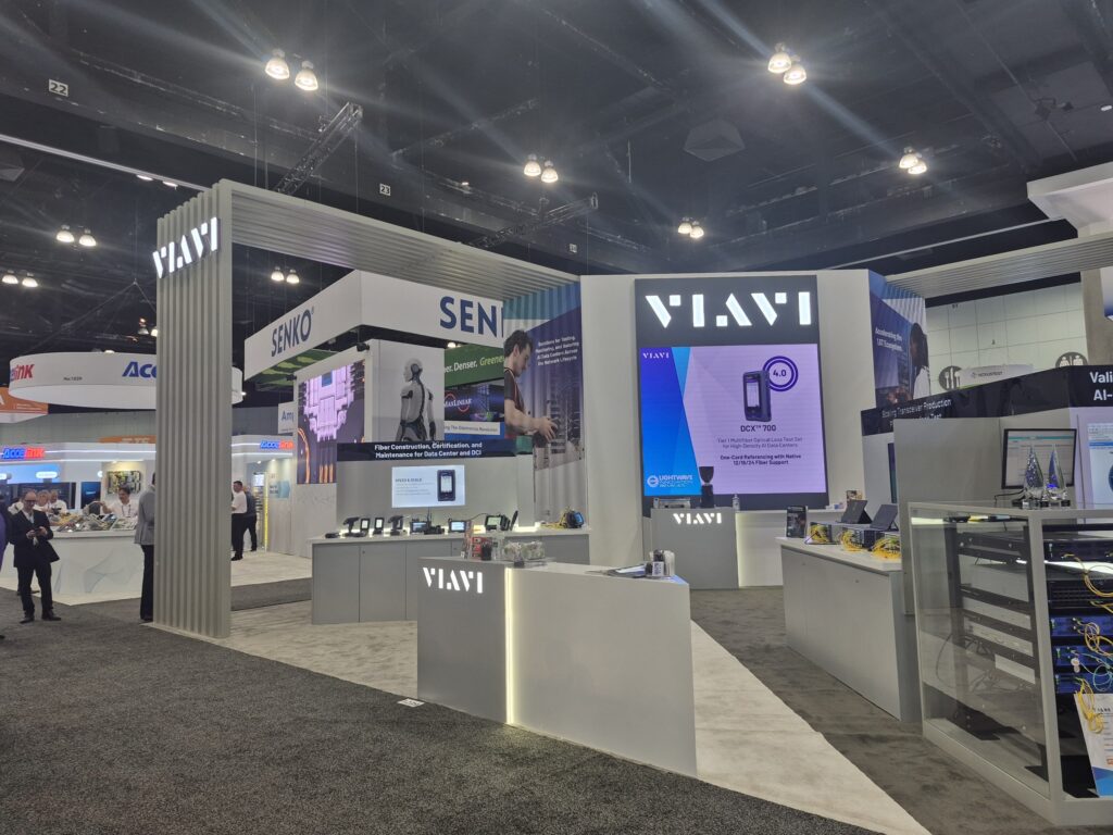 VIAVI booth at OFC 2026, Los Angeles — EC Exhibits