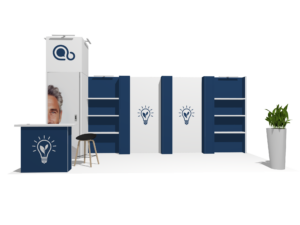 Backlight Classic 20x10 · Straight trade show booth rental — EC Exhibits
