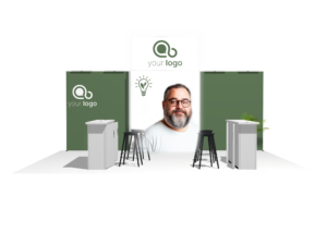 Backlight Classic 20x20 · Straight trade show booth rental — EC Exhibits