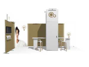 Backlight Classic 20x10 · L-shape trade show booth rental — EC Exhibits