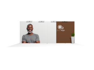 Classic 20x10 · Straight, open trade show booth rental — EC Exhibits