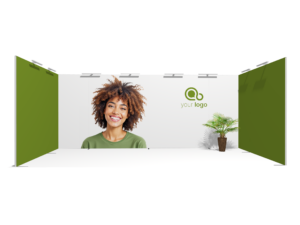 Classic 20x10 · U-shape, open trade show booth rental — EC Exhibits