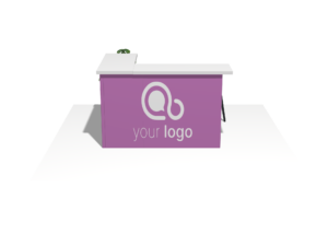 Counter 2 · S, M, L, open trade show booth accessory — EC Exhibits