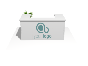 Counter 4 · S, M, U-shape, open trade show booth accessory — EC Exhibits