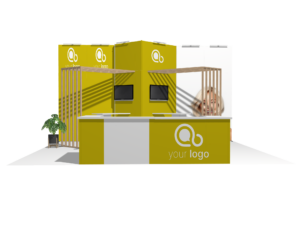 Header Classic 20x20 · Straight trade show booth rental — EC Exhibits