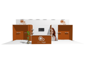 Header Classic 30x10 · Straight trade show booth rental — EC Exhibits