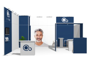 Header Classic 20x20 · U-shape trade show booth rental — EC Exhibits