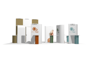 Pods Island 30x20 trade show booth rental — EC Exhibits