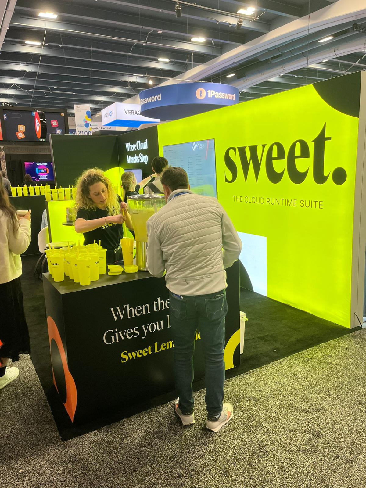 Sweet Security booth at RSAC 2024, San Francisco — EC Exhibits