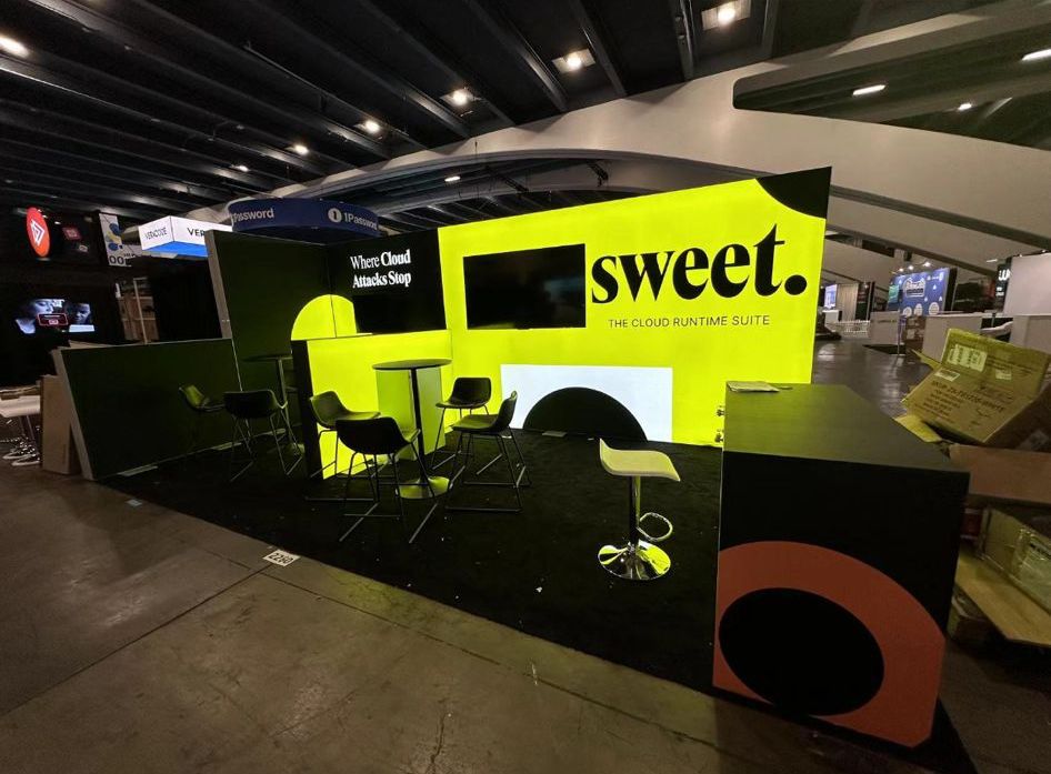 Sweet Security booth at RSAC 2024, San Francisco — EC Exhibits