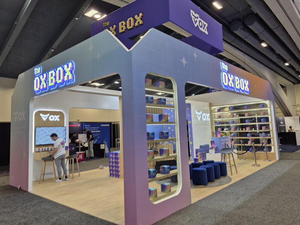 OX BOX booth at RSAC 2026, San Francisco — EC Exhibits