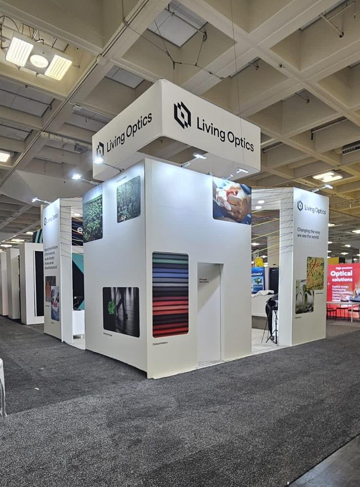Living Optics booth at SPIE Photonics West 2024, San Francisco — EC Exhibits