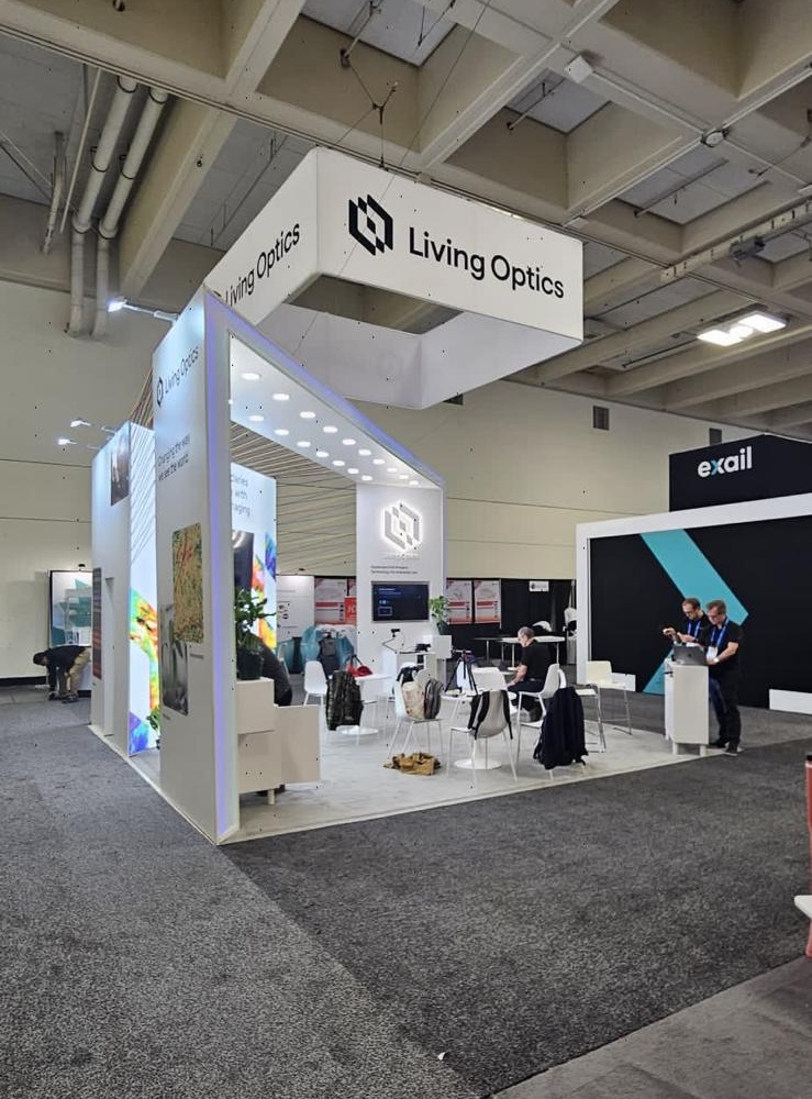 Living Optics booth at SPIE Photonics West 2024, San Francisco — EC Exhibits
